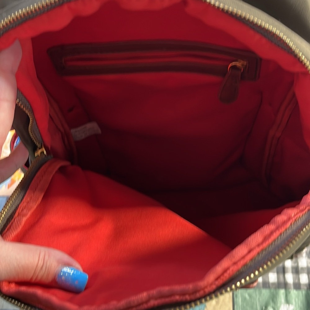 Adrienne Vittadini Studio Olive Fashion Backpack - Picture 7 of 8